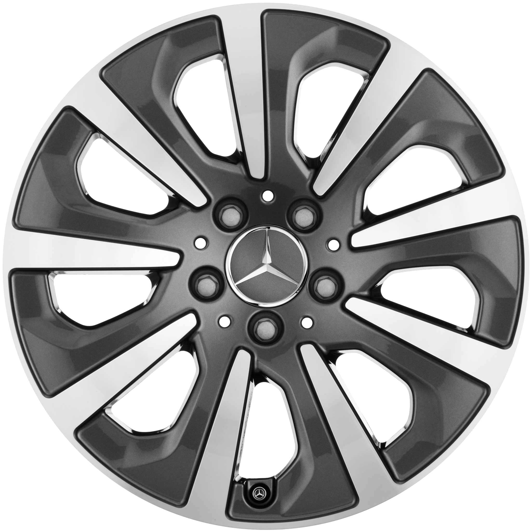Mercedes 9 Spoke [222-17] Tremolite Metallic with High Sheen Alloy Wheel Product Image #1