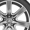 Mercedes 7 Spoke [222-18] Himalaya Grey with High Sheen Wheel Img 2