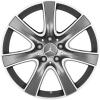 Mercedes 7 Spoke [222-18] Himalaya Grey with High Sheen Wheel Img 1