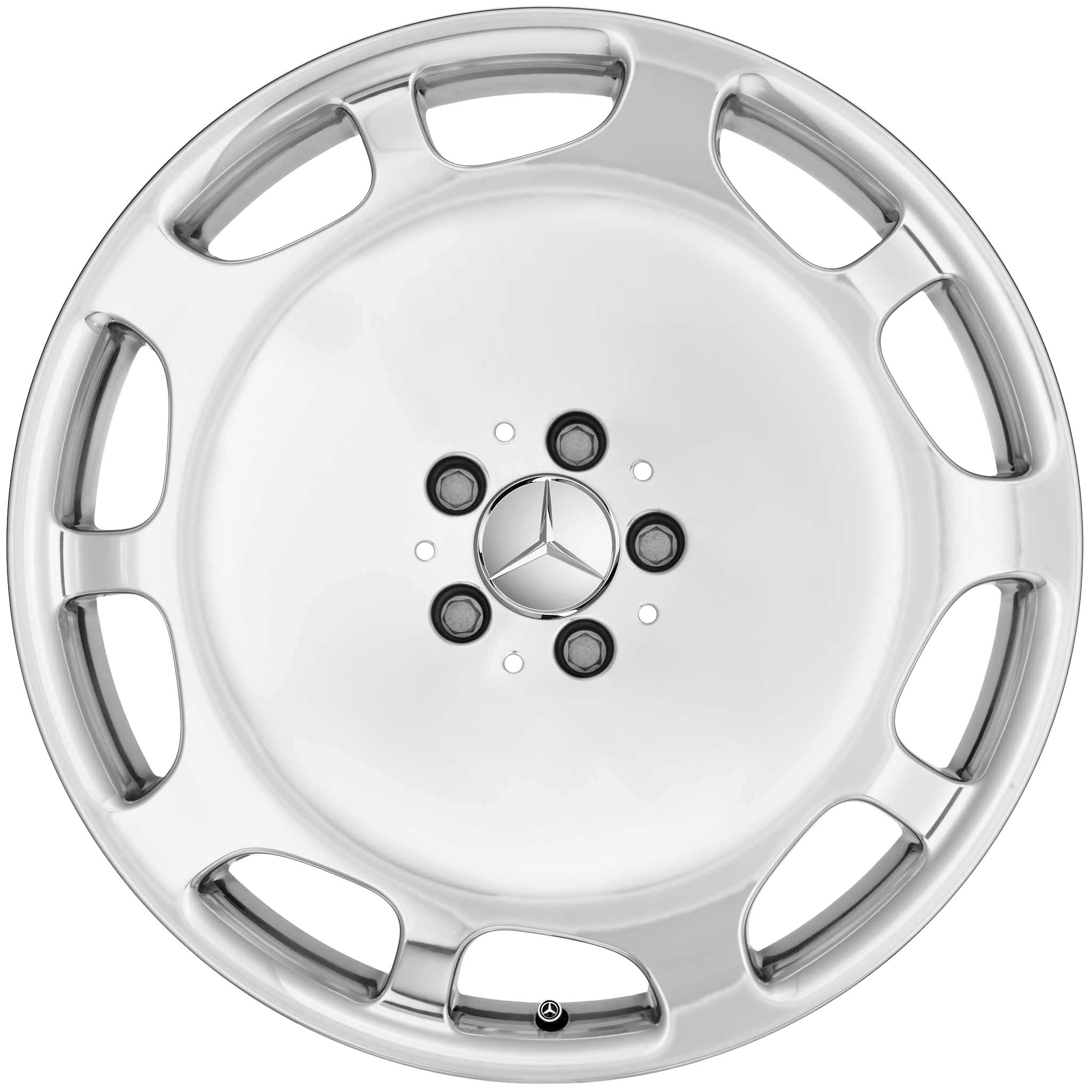 Mercedes 10 Hole [222-20] Clear Lacquer with High Sheen (Forged) Alloy Wheel Product Image #1