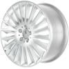 Mercedes Multispoke [222-19] Vanadium Silver Wheel Img 2