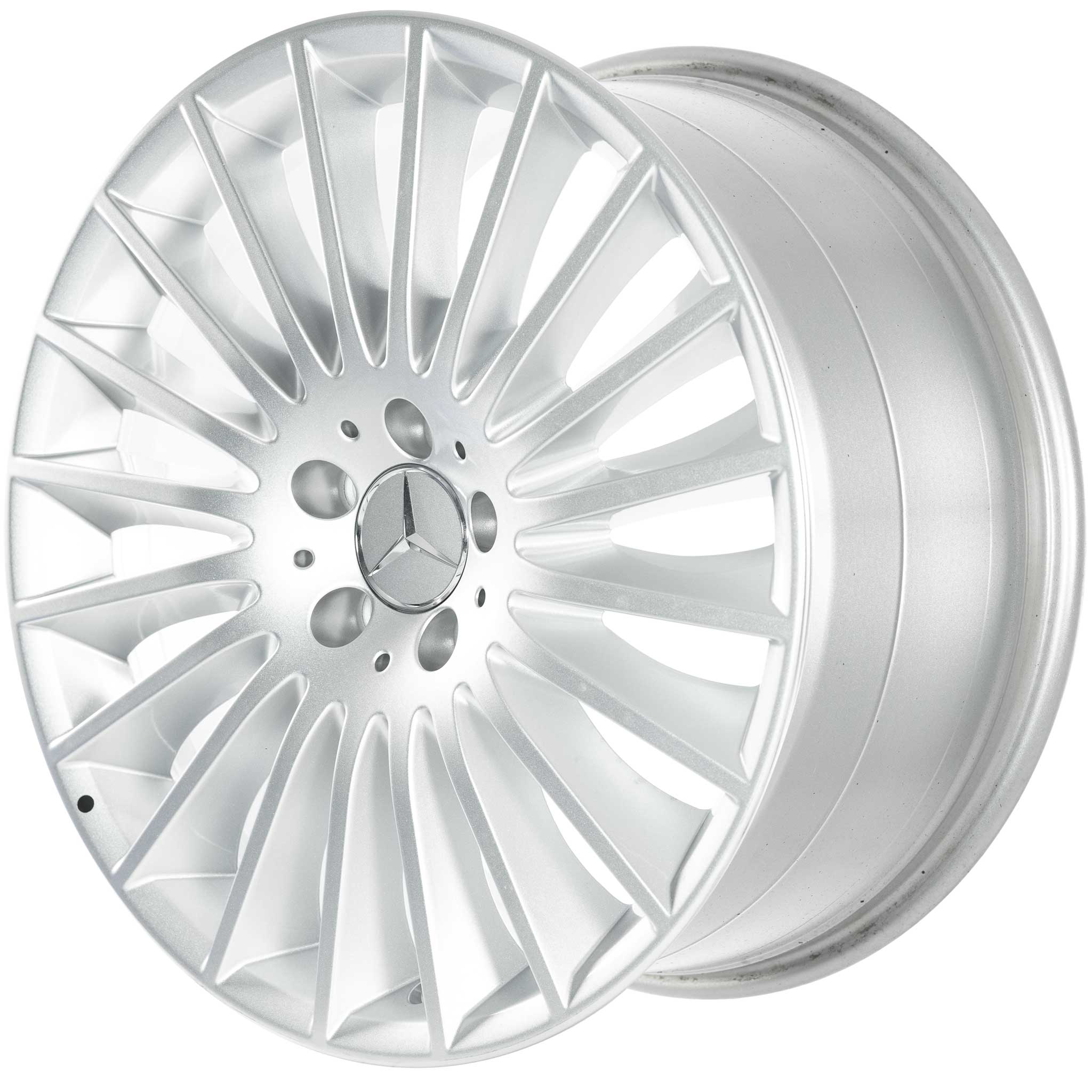 Mercedes Multispoke [222-19] Vanadium Silver Alloy Wheel Product Image #2