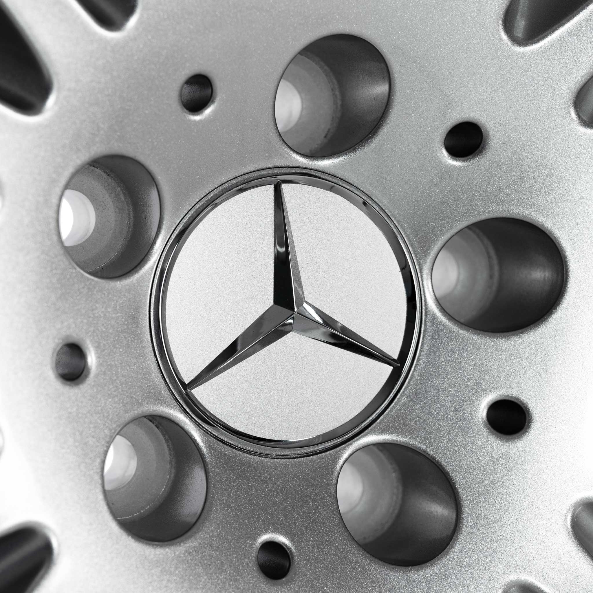 Mercedes Multispoke [222-19] Vanadium Silver Alloy Wheel Product Image #4