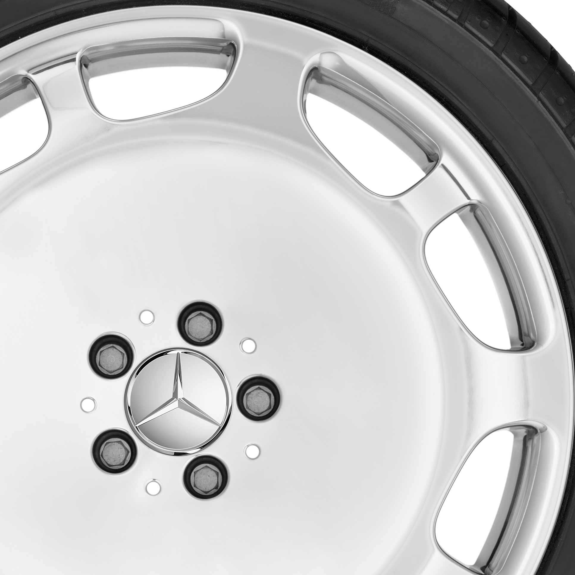 Mercedes 10 Hole [222-20] Clear Lacquer with High Sheen (Forged) Alloy Wheel Product Image #2