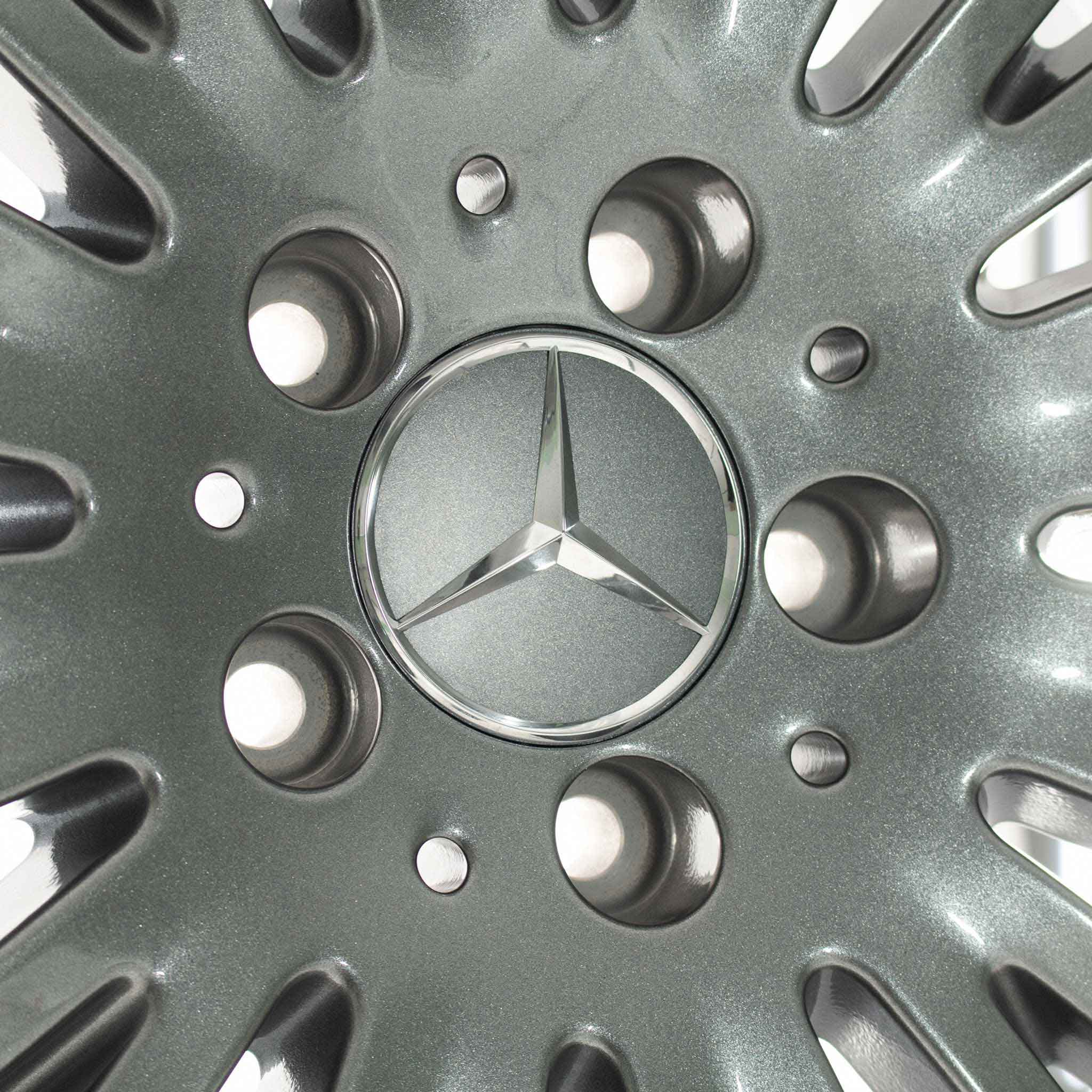 Mercedes Multispoke [222-20] Himalaya Grey Alloy Wheel Product Image #4