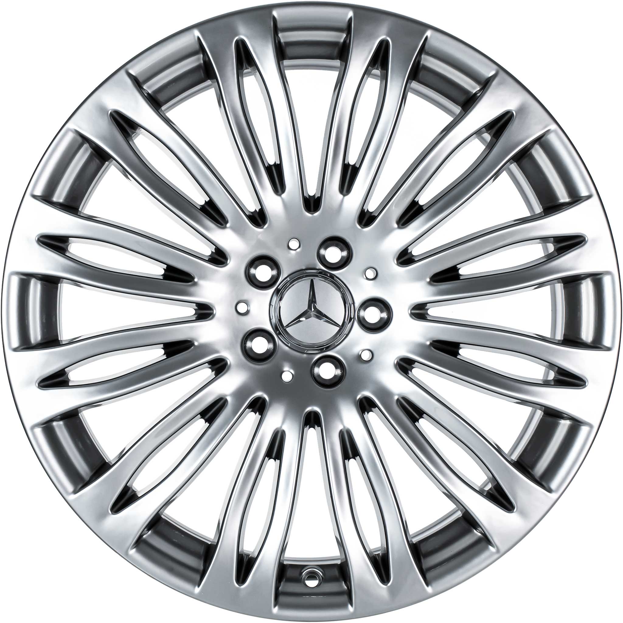Mercedes Multispoke [222-20] Thulium Silver Alloy Wheel Product Image #1