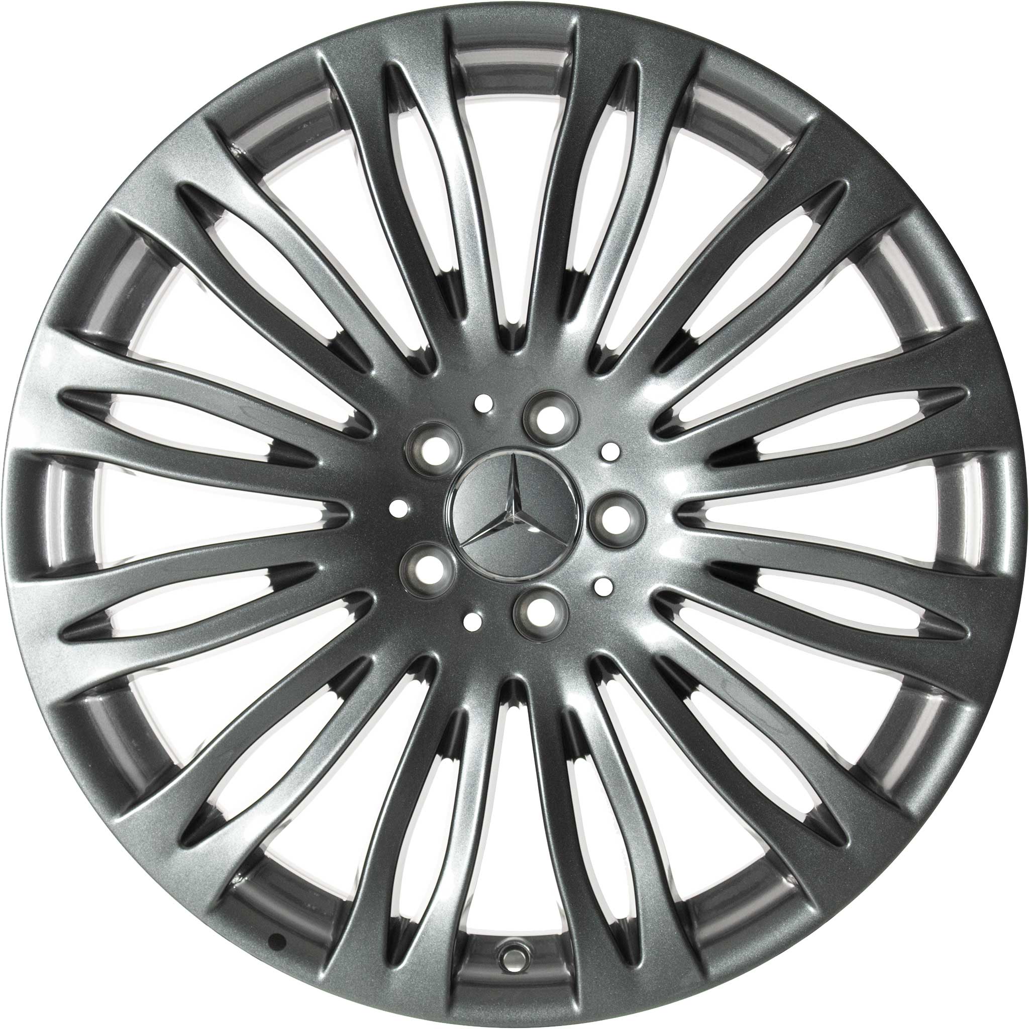 Mercedes Multispoke [222-20] Himalaya Grey Alloy Wheel Product Image #1