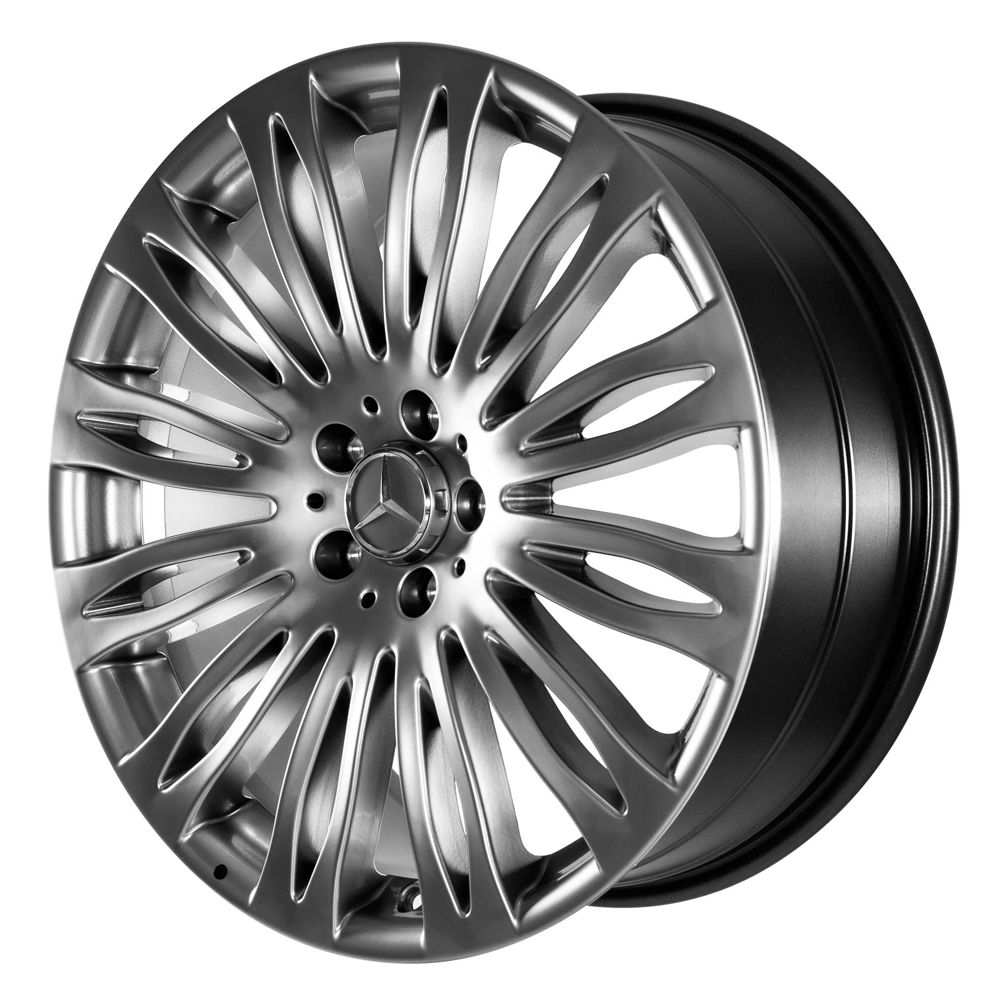 Mercedes Multispoke [222-20] Thulium Silver Alloy Wheel Product Image #2