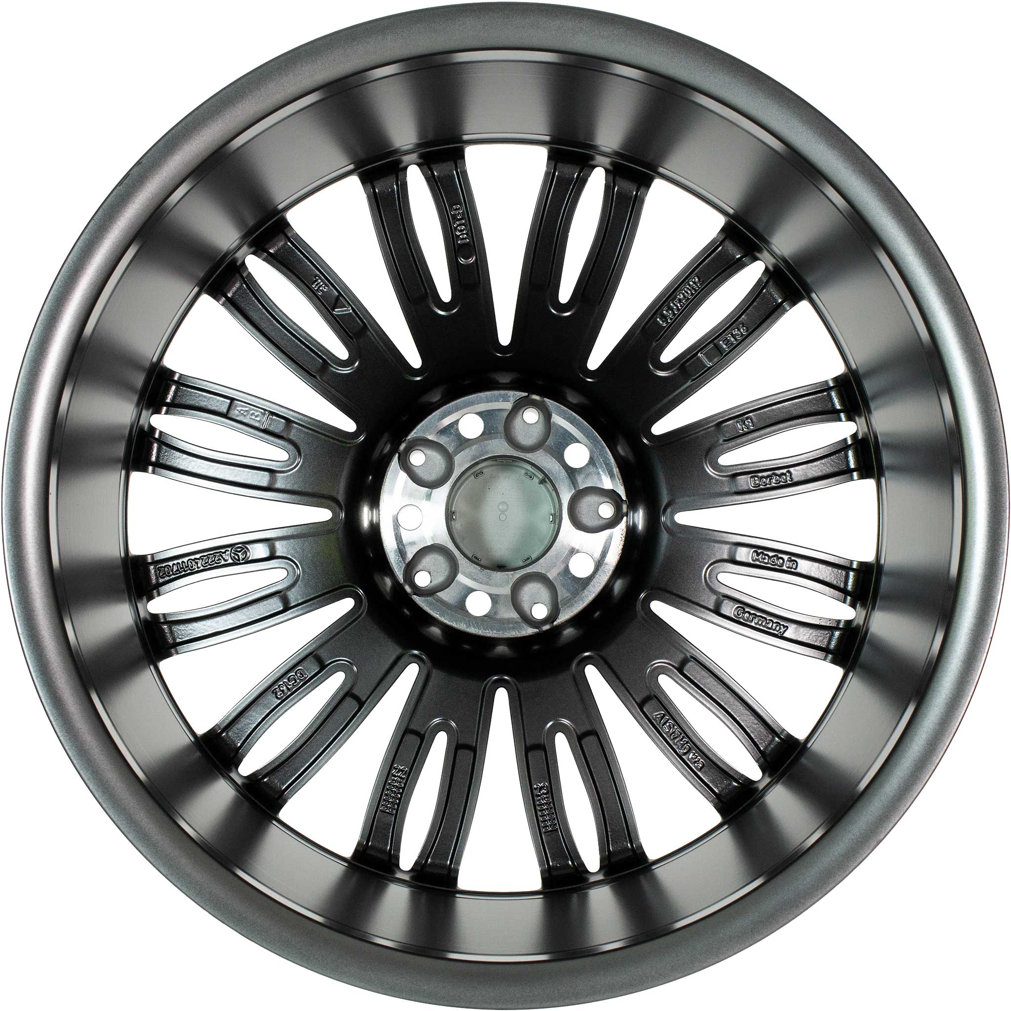Mercedes Multispoke [222-20] Thulium Silver Alloy Wheel Product Image #3
