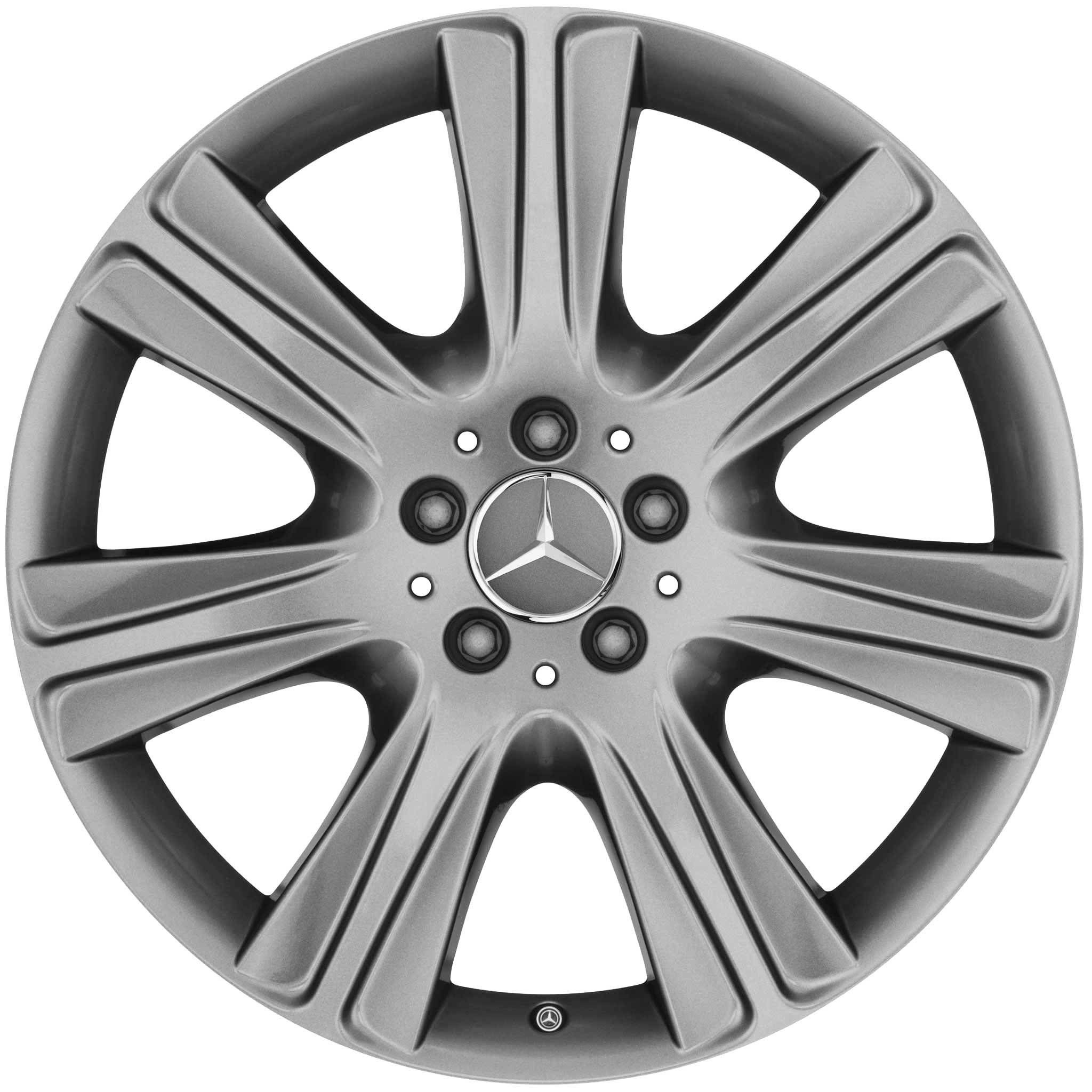 Mercedes 7 Spoke [222-19] Himalaya Grey Alloy Wheel Product Image #1