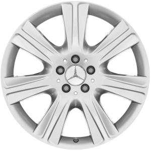 19" Mercedes 7 Spoke [222-19] Vanadium Silver alloy wheel
