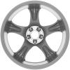 Mercedes 5 Spoke [222-20] Thulium Silver Wheel Img 2