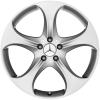Mercedes 5 Spoke [222-20] Thulium Silver Wheel Img 1