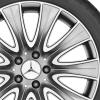 Mercedes 10 Spoke [222-18] Himalaya Grey with High Sheen Wheel Img 2