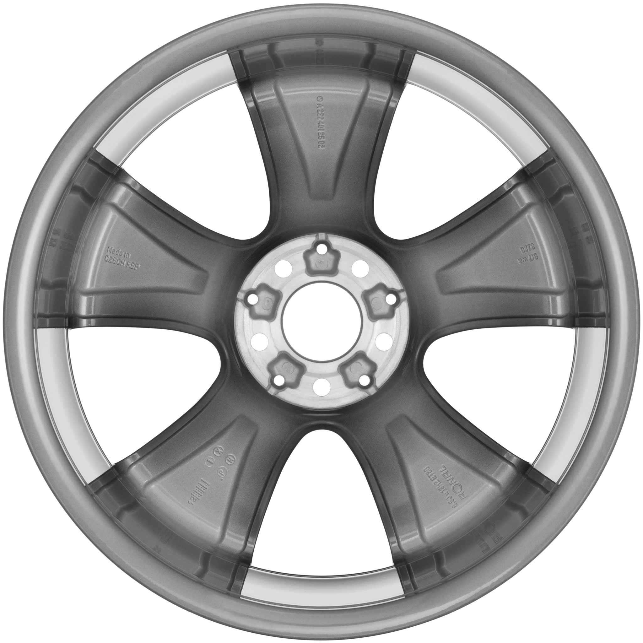 Mercedes 5 Spoke [222-19] Tremolite Metallic with High Sheen Alloy Wheel Product Image #3