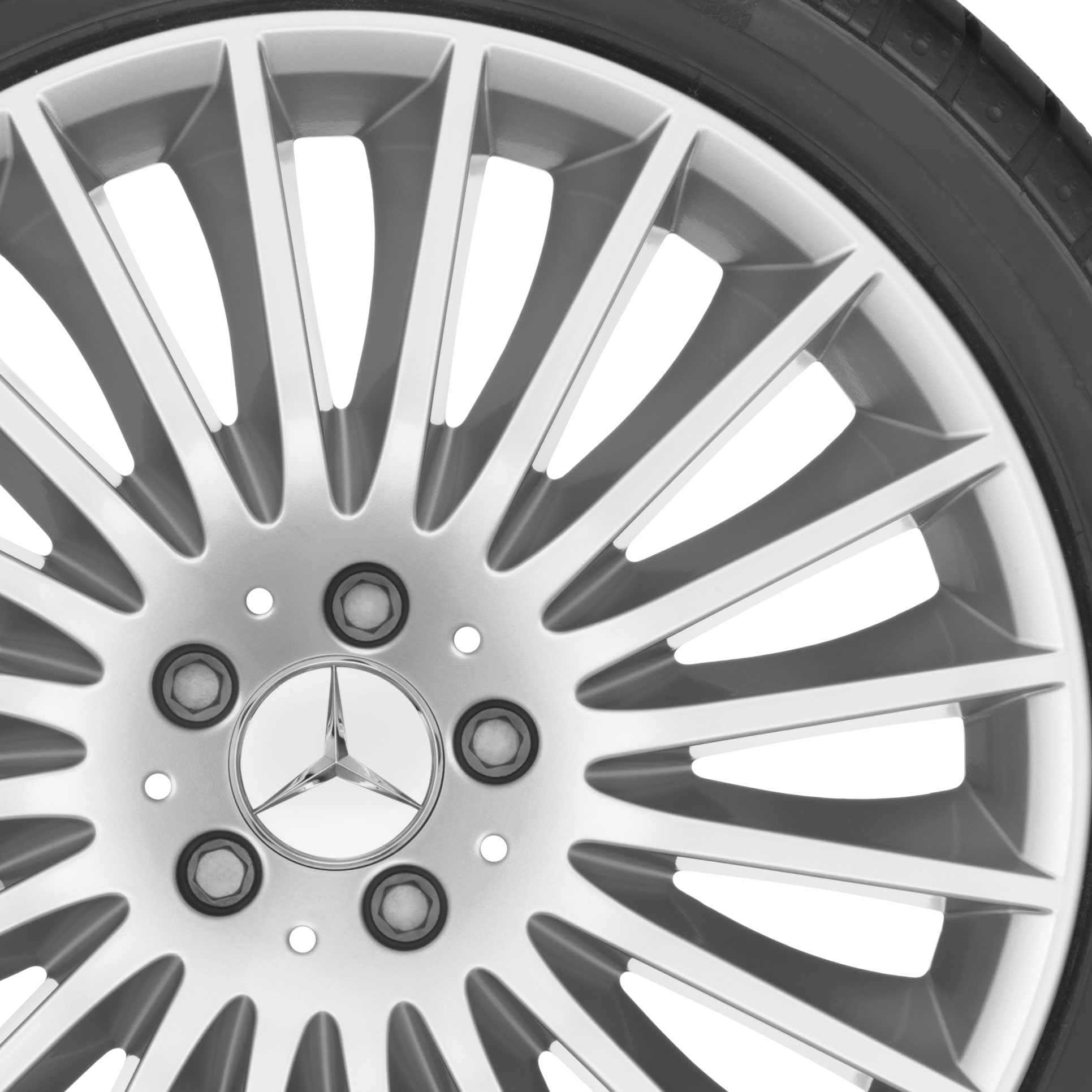 Mercedes Multispoke [222-19] Vanadium Silver Alloy Wheel Product Image #2