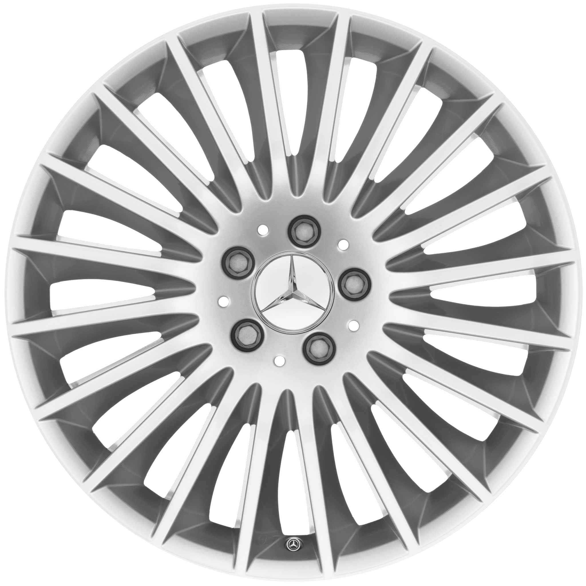 Mercedes Multispoke [222-19] Vanadium Silver Alloy Wheel Product Image #1
