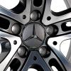 Mercedes 5 Twin Spoke [222-18] Himalaya Grey with High Sheen Wheel Img 4