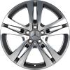 Mercedes 5 Twin Spoke [222-18] Himalaya Grey with High Sheen Wheel Img 1