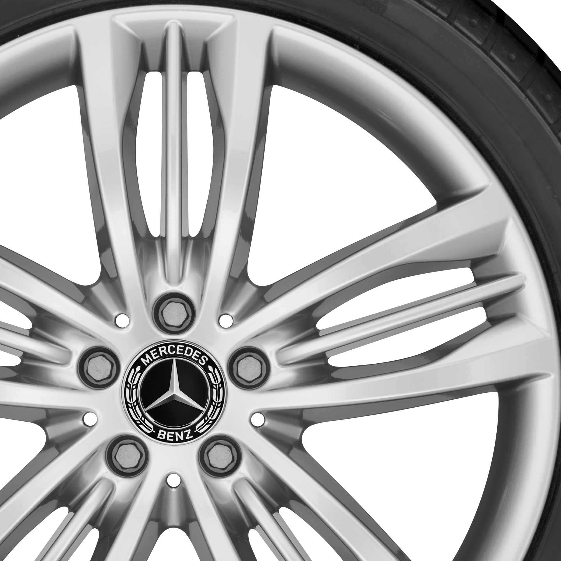 Mercedes 5 Triple Spoke [222-20] Thulium Silver Alloy Wheel Product Image #2