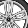 Mercedes 5 Triple Spoke [222-20] Thulium Silver Wheel Img 2