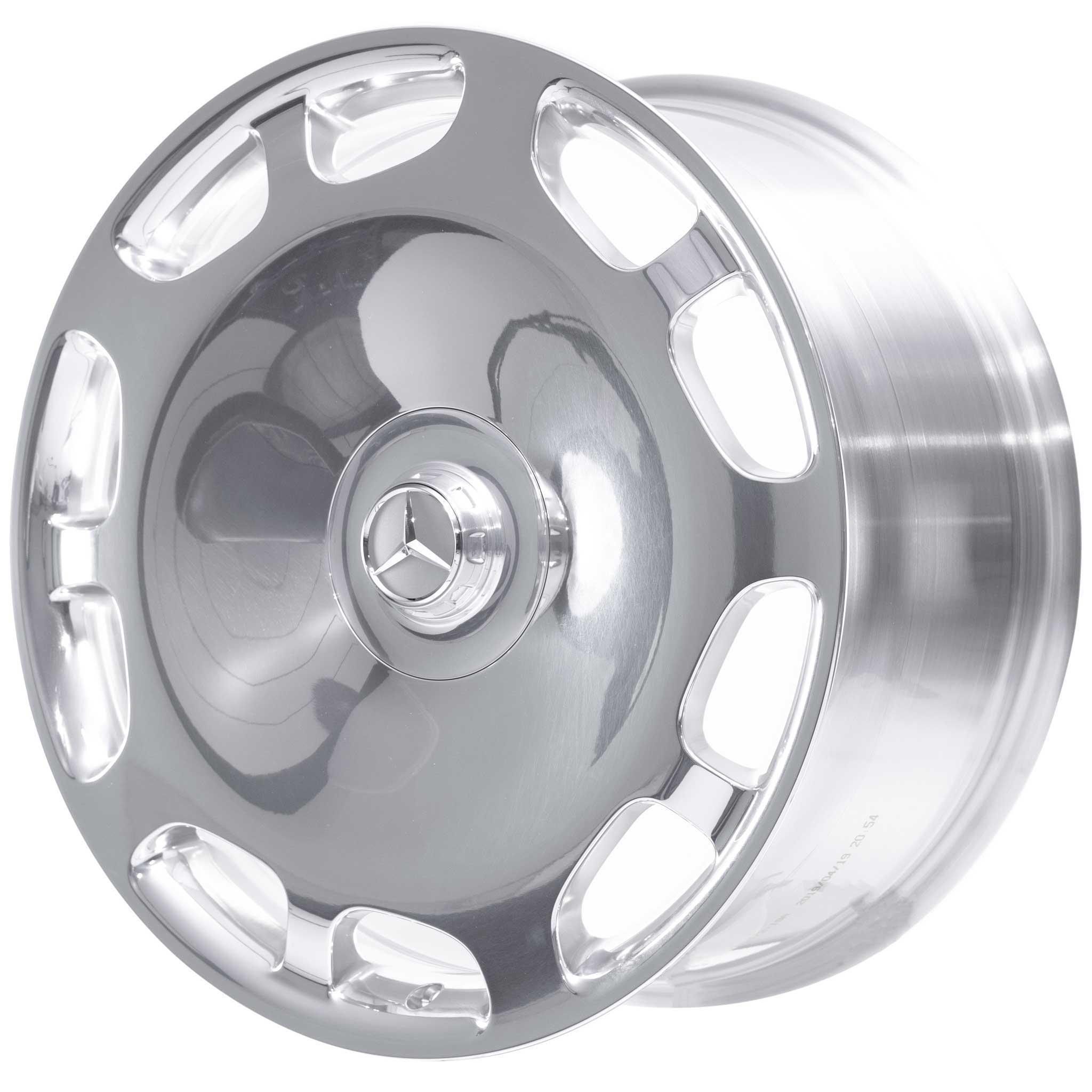 Mercedes 10 Hole [222-20] Clear Lacquer with High Sheen (Forged) Alloy Wheel Product Image #2