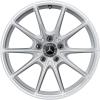 Mercedes 10 Spoke [223-18] Vanadium Silver Wheel Img 1