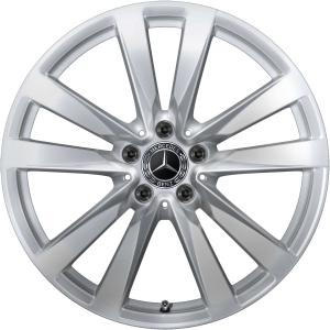 19" Mercedes 5 Double Spoke [223-19] Vanadium Silver alloy wheel