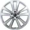 Mercedes 5 Double Spoke [223-19] Vanadium Silver Wheel Img 1
