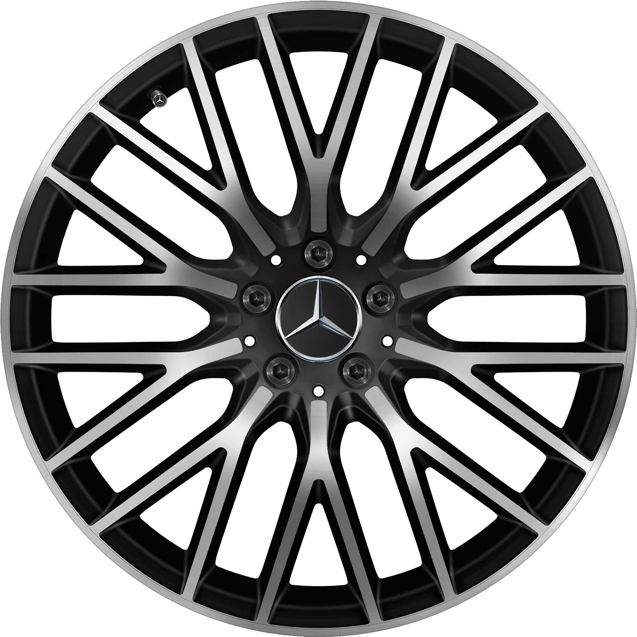 Mercedes 10 Y Spoke [223-20] Gloss Back with High Sheen Alloy Wheel Product Image #1