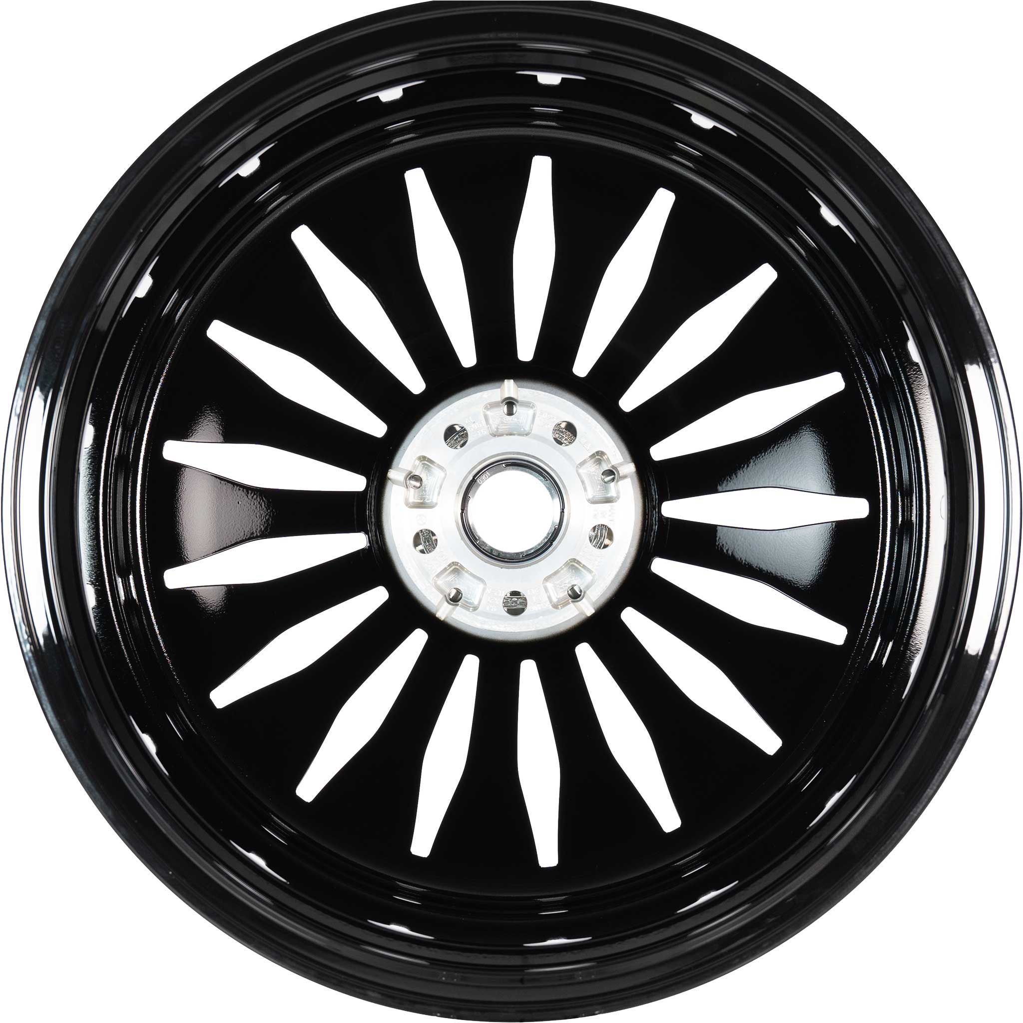 Mercedes Maybach Multi Spoke [223-21] Gloss Back with High Sheen Alloy Wheel Product Image #3