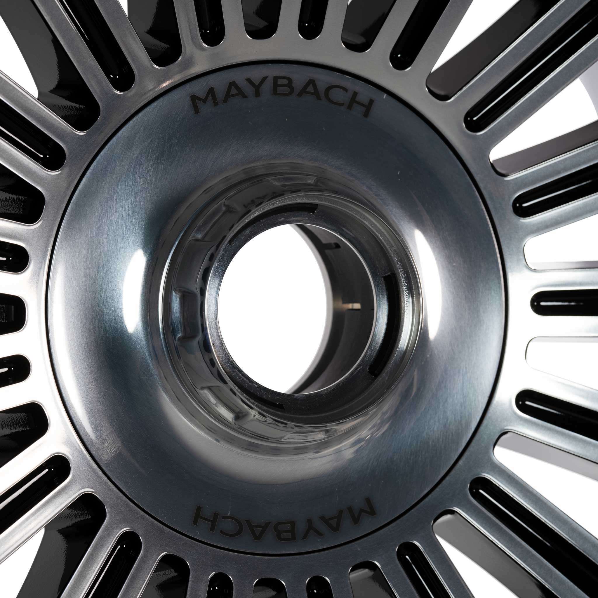 Mercedes Maybach Multi Spoke [223-21] Gloss Back with High Sheen Alloy Wheel Product Image #4