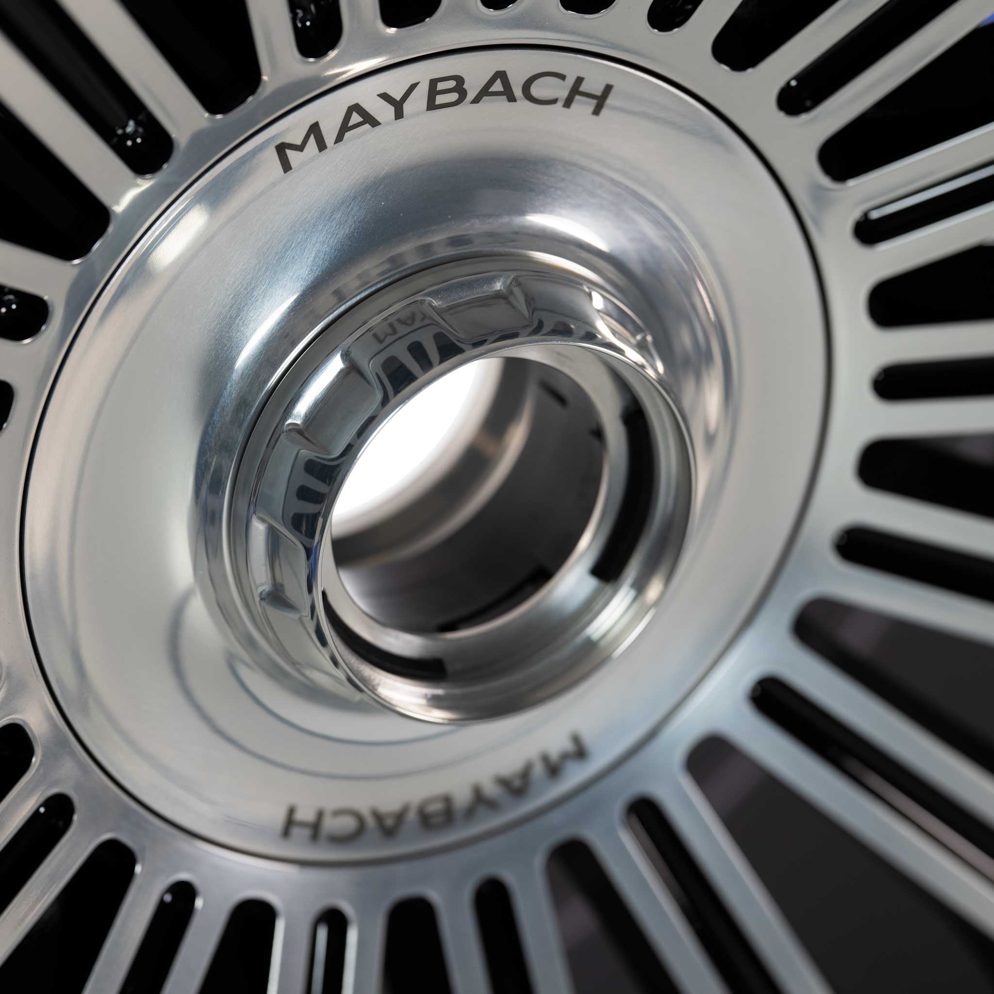 Mercedes Maybach Multi Spoke [223-21] Gloss Back with High Sheen Alloy Wheel Product Image #5