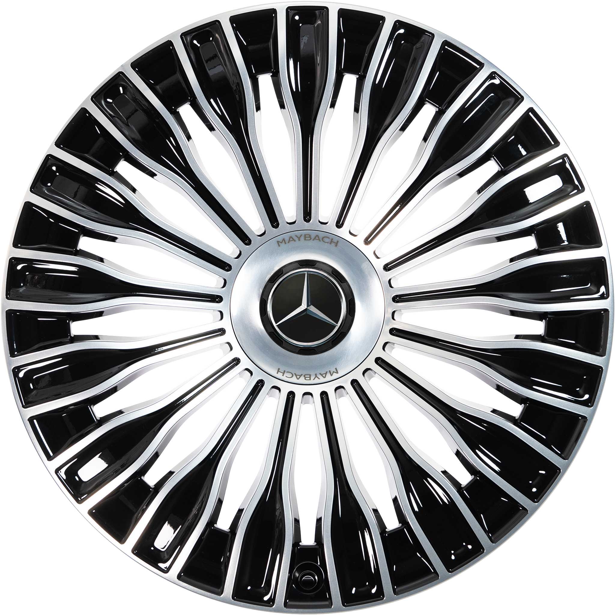 Mercedes Maybach Multi Spoke [223-21] Gloss Back with High Sheen Alloy Wheel Product Image #1