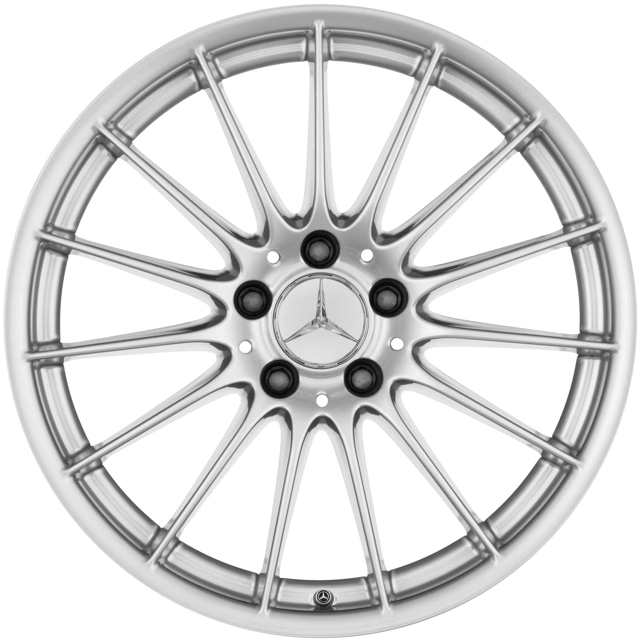 Mercedes 15 Spoke [231-18] Vanadium Silver Alloy Wheel Product Image #1