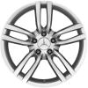 Mercedes 5 Twin Spoke [231-18] Vanadium Silver Wheel Img 1