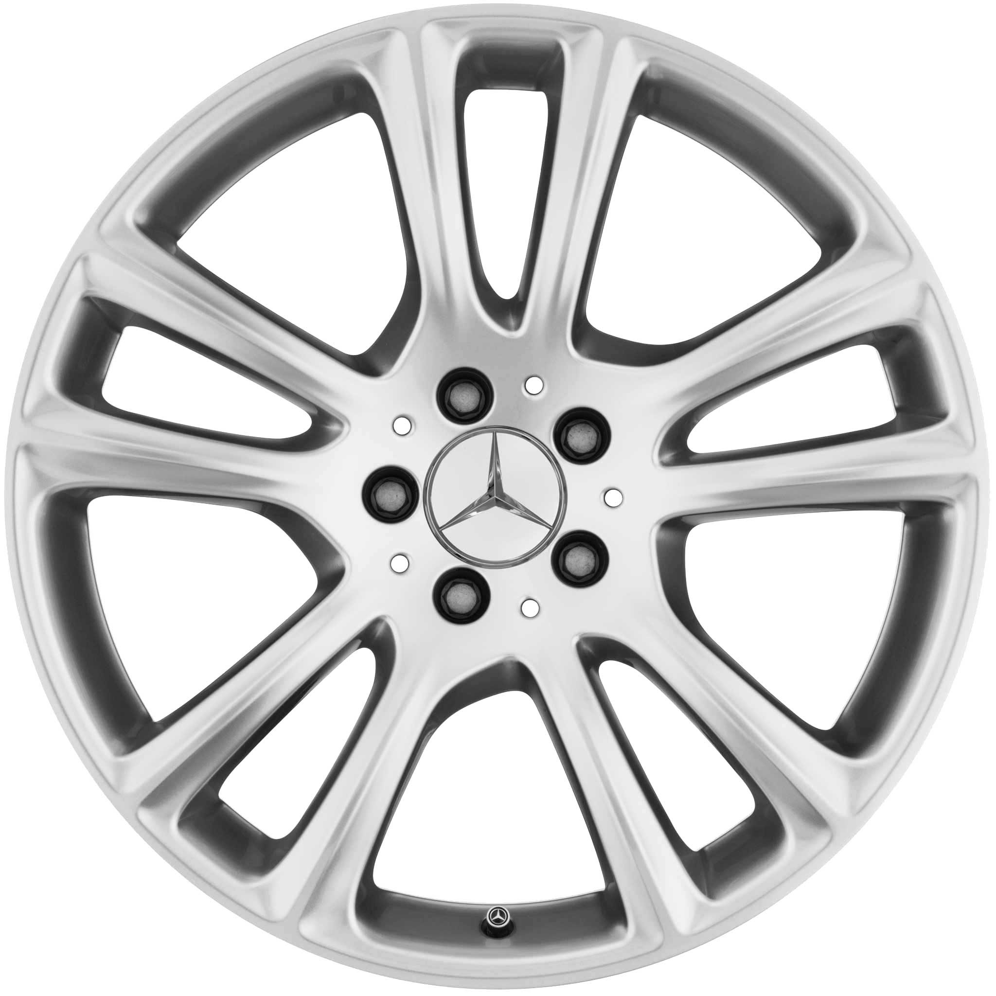 Mercedes 5 Twin Spoke [231-19] Vanadium Silver Alloy Wheel Product Image #1