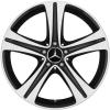 Mercedes 5 Spoke [231-19] Gloss Black with High Sheen Wheel Img 1