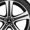 Mercedes 5 Spoke [231-19] Gloss Black with High Sheen Wheel Img 2