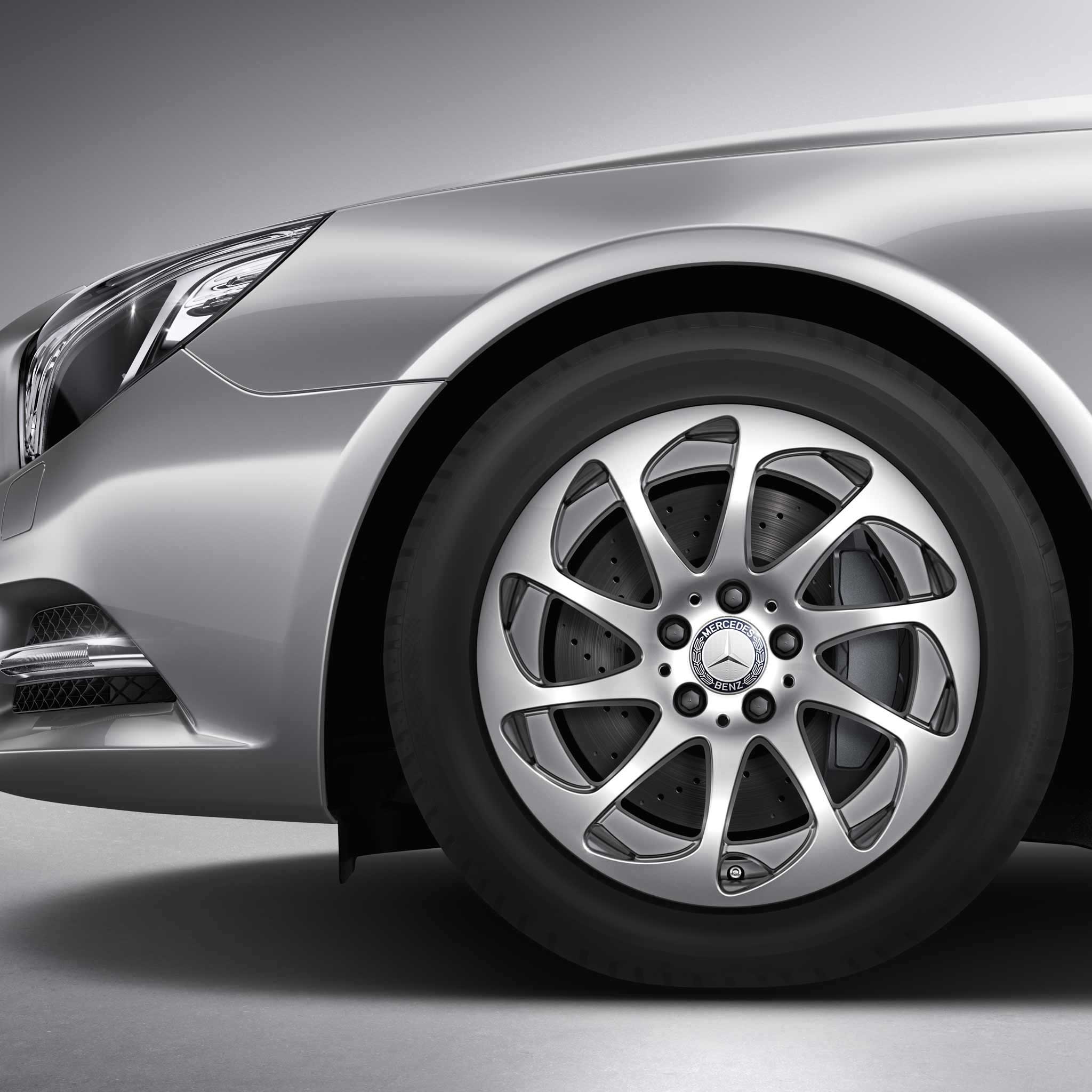 Mercedes 10 Spoke [231-17] Titanium Silver Alloy Wheel Product Image #4