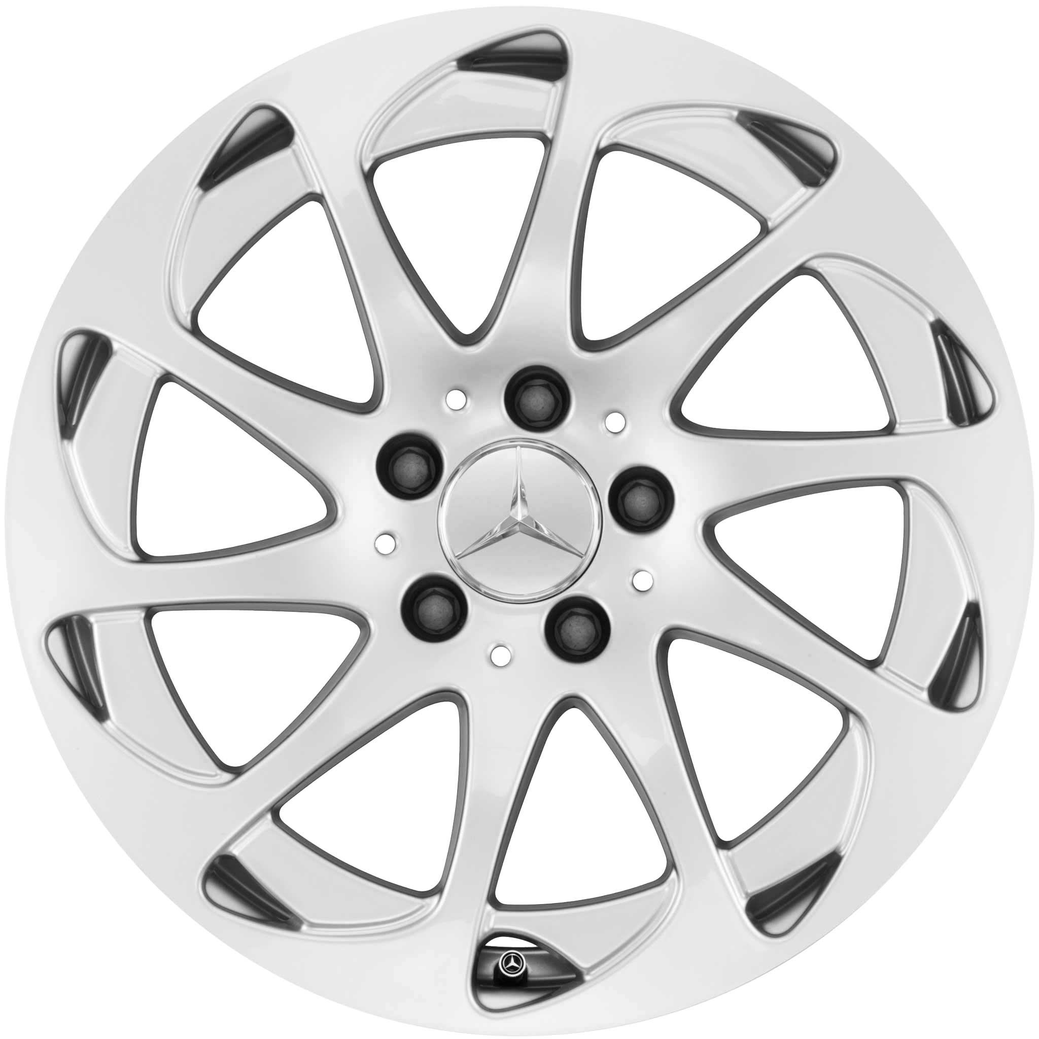 Mercedes 10 Spoke [231-17] Titanium Silver Alloy Wheel Product Image #1