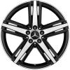 Mercedes 5 Spoke [231-19] Gloss Black with High Sheen Wheel Img 1