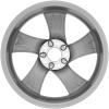 Mercedes 5 Spoke [231-18] Satin Silver Wheel Img 2