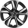 Mercedes 5 Spoke [236-18] Gloss Back with High Sheen Wheel Img 1