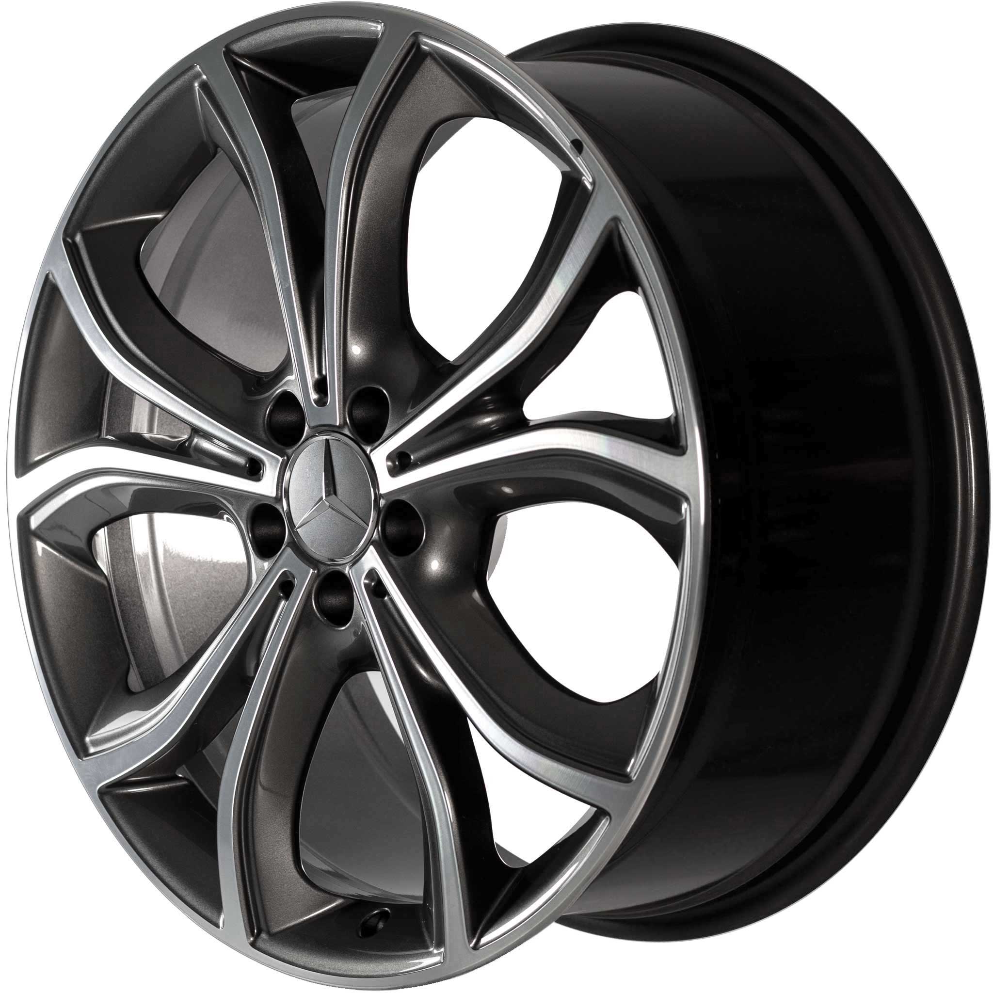 Mercedes 5 Twin Spoke [238-20] Tremolite Metallic with High Sheen Alloy Wheel Product Image #2