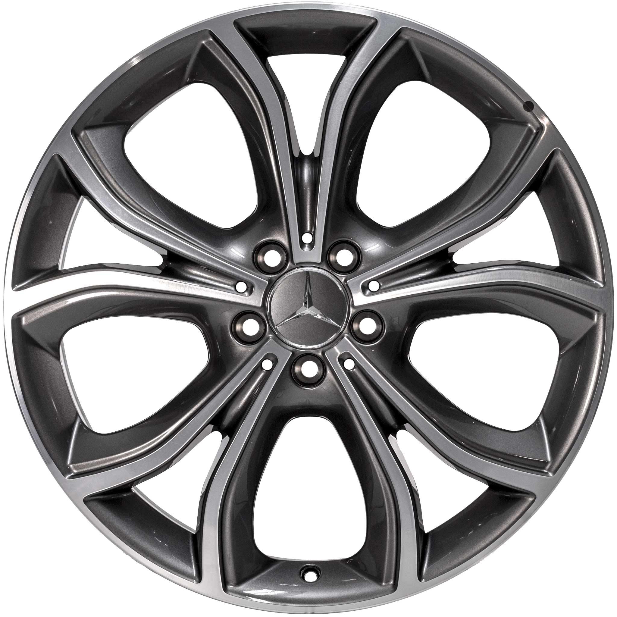 Mercedes 5 Twin Spoke [238-20] Tremolite Metallic with High Sheen Alloy Wheel Product Image #1