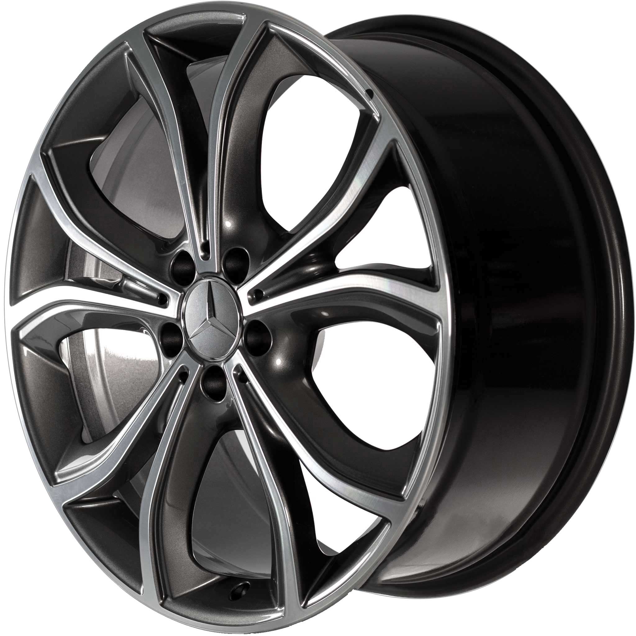 Mercedes 5 Twin Spoke [238-20] Tremolite Metallic with High Sheen Alloy Wheel Product Image #2