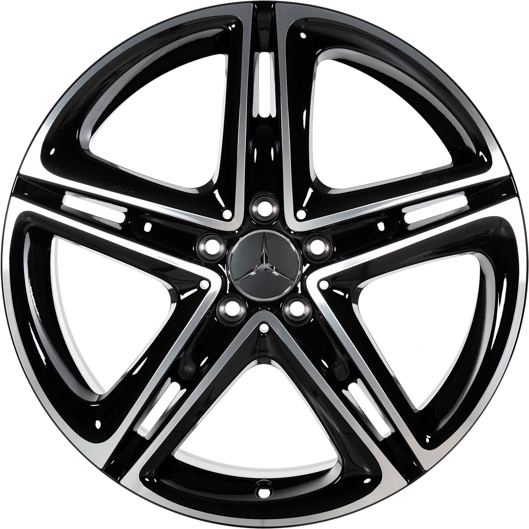 Mercedes 5 Twin Spoke [238-19] Gloss Black with High Sheen Alloy Wheel Product Image #1