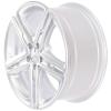Mercedes 5 Twin Spoke [238-19] Vanadium Silver Wheel Img 2