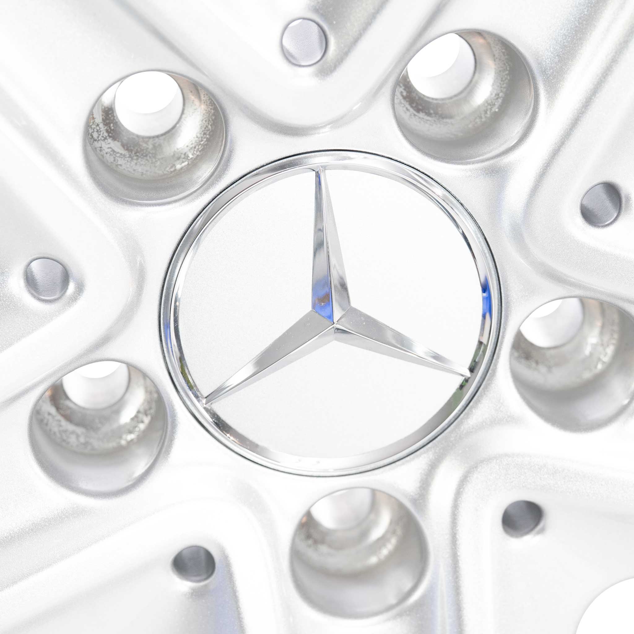 Mercedes 5 Twin Spoke [238-19] Vanadium Silver Alloy Wheel Product Image #4